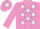 MAUVE, WHITE stars, MAUVE sleeves, MAUVE cap, WHITE star