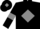 BLACK, GREY diamond, armlets and diamond on cap