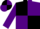 Black and Purple (quartered), Purple sleeves