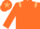 Orange, Beige epaulets and star on cap
