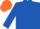 ROYAL BLUE, orange cap