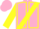 Hot Pink, Fluorescent Yellow Sash, Black 'M', Yellow Seams on Sleeves