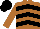 Copper, Black Chevrons, Black Cap