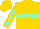 Gold, Aqua Diamond Hoop, Aqua Diamonds On Sleeves
