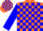 Orange, Blue Emblem, Blue Blocks on Sleeves