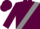 Maroon, Grey sash