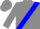 grey, Blue Sash