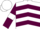 White, Maroon chevrons, Maroon sleeves, White armlets, White cap