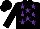 Black, Purple Stars