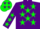 Purple, Green Stars