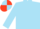 Sky Blue, Scarlet quartered cap