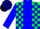 Green, Black & Blue Panel, Black & Blue Blocks on Sleeves