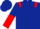 Dark Blue, Red epaulets, halved sleeves