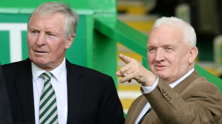 Billy McNeill (left) with fellow-Lisbon Lion John Clark