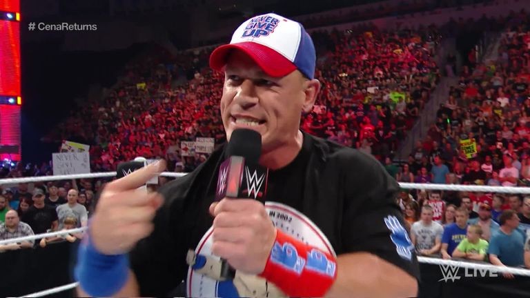 Cena returns to Raw | Video | Watch TV Show | Sky Sports