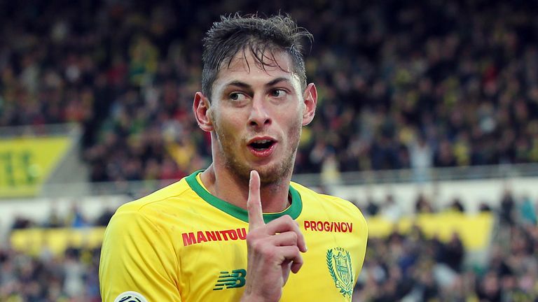 Emiliano Sala spent four years at French club Nantes