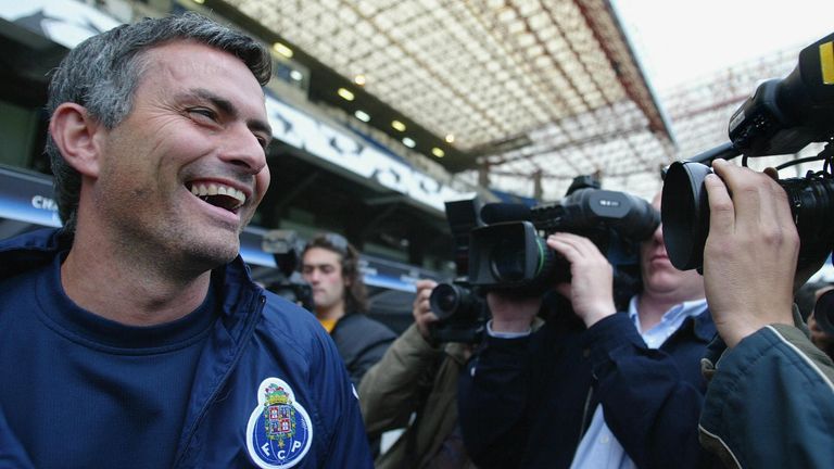 Jose Mourinho became Porto manager two years after leaving Benfica