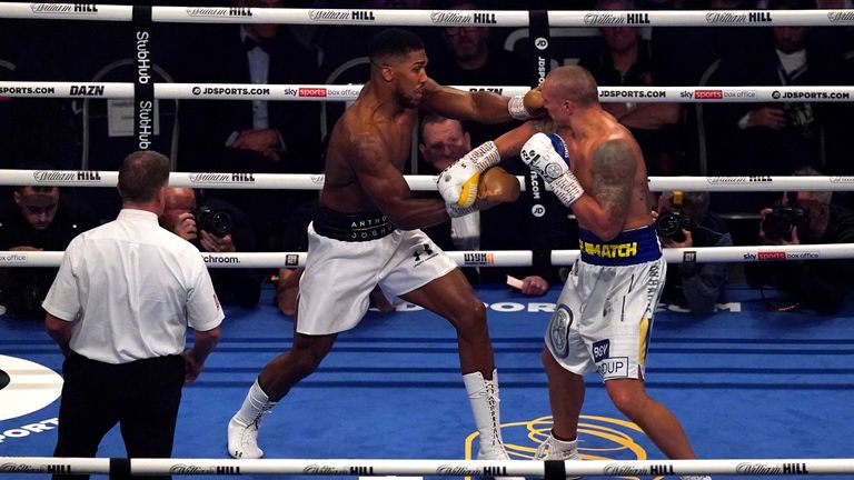 Anthony Joshua vs Oleksandr Usyk