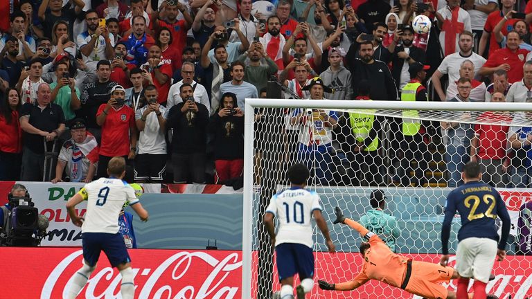Harry Kane&#39;s miss was very similar to a penalty he struck over the bar against Frankfurt in the Champions League