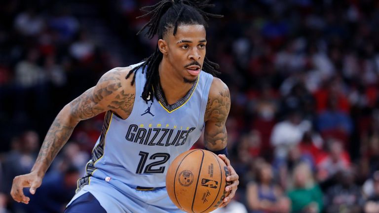 Memphis Grizzlies guard Ja Morant 
