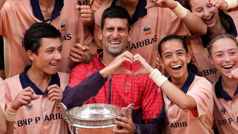 Novak Djokovic is the defending French Open champion