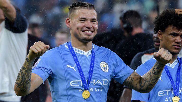 Man City midfielder Kalvin Phillips