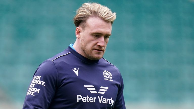 Scotland Captains Run - Twickenham Stadium - Friday February 3rd
Scotland's Stuart Hogg during a Captains Run at Twickenham Stadium, London. Picture date: Friday February 3, 2023.