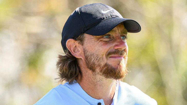 March 7, 2024: Tommy Fleetwood on the 7th tee during first round of the Arnold Palmer Invitational presented by Mastercard held at Arnold Palmer&#39;s Bay Hill Club & Lodge in Orlando, FL. Romeo T Guzman/CSM.(Credit Image: .. Romeo Guzman/Cal Sport Media) (Cal Sport Media via AP Images)