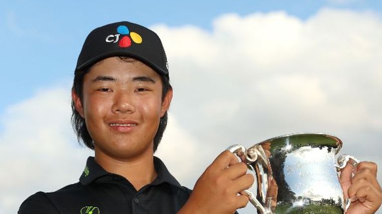 Kim came out on top at the 38th hole in the closely contested Final of the 96th Boys&#39; Amateur Championship against Alex Papayoanou. 

