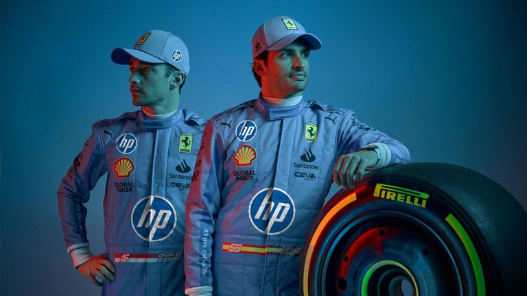 Ferrari&#39;s car at the Miami Grand Prix will feature some blue colours (Credit: Scuderia Ferrari)