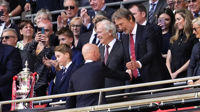 New Man Utd co-owner Sir Jim Ratcliffe opted against sacking Erik Ten Hag in the summer despite speaking to other managers