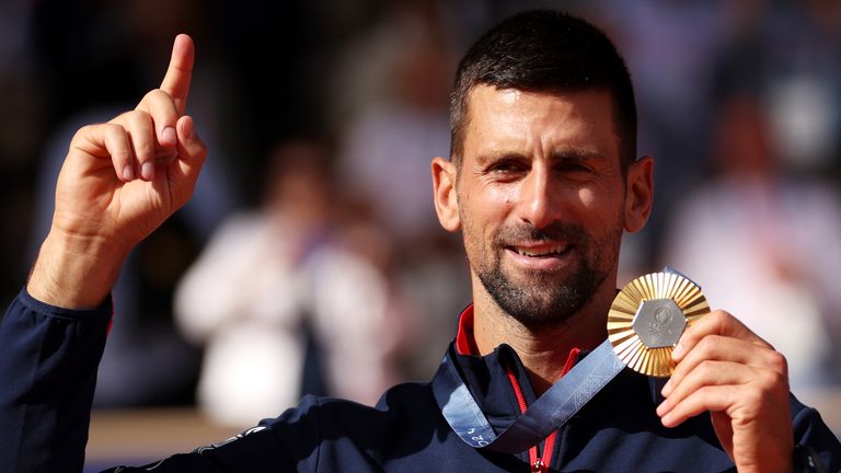 Novak Djokovic wins men&#39;s singles at Paris Olympics (Getty Images)