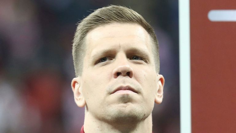 firo: 03/21/2024, football, soccer, UEFA Euro 2024, European Qualifiers, European Championship qualification, EURO qualification, season 2023/2024 play-off semi-final, Poland - Estonia 5:1 WOJCIECH SZCZESNY, portrait, Poland Photo by: DARIUSZ HERMIERSZ/picture-alliance/dpa/AP Images