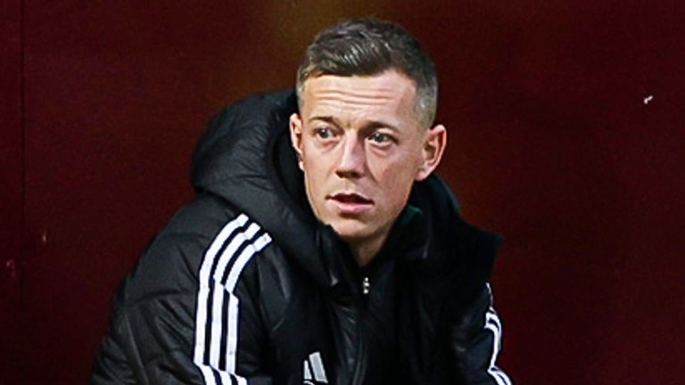 Celtic captain Callum McGregor missed the game at Motherwell with injury 