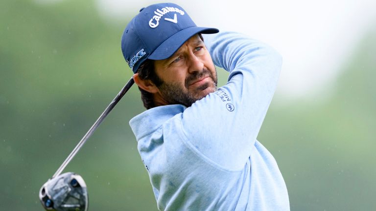 ANCASTER, ON - JUNE 02: Jorge Campillo of Spain plays his shot from the fourth tee during the final round of the RBC Canadian Open at Hamilton Golf & Country Club on June 02, 2024 in Hamilton, Ontario, Canada. (Photo by Julian Avram/Icon Sportswire) (Icon Sportswire via AP Images)