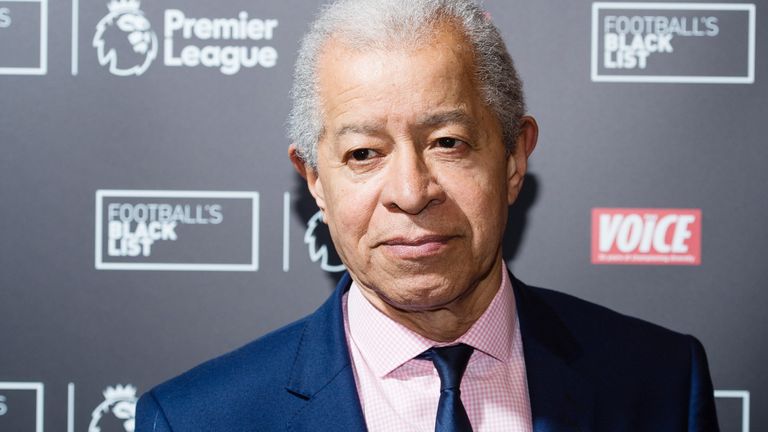 Lord Herman Ouseley pictured at the Football Black List 2016 event in London