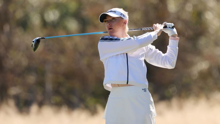 Charley Hull is four shots off the lead after shooting a third-round 66