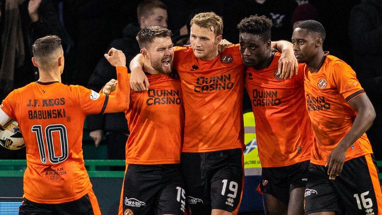 Sam Dalby's 90th-minute penalty earned a point for Dundee United