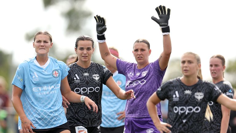 Rylee Foster during her time at Wellington Phoenix