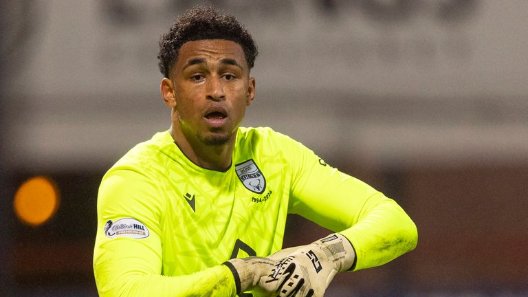 Jordan Amissah joined Ross County after injury to Ross Laidlaw