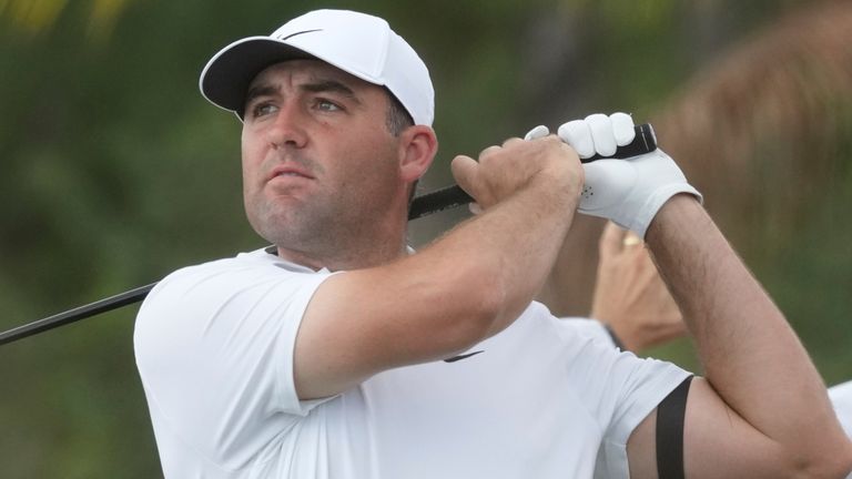 Scottie Scheffler, Hero World Challenge, PGA Tour golf (Associated Press)