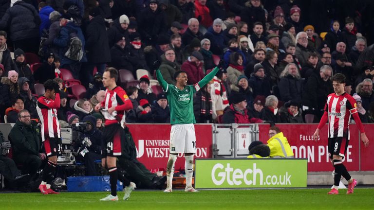 Whittaker took the applause at full-time, leaving Brentford dejected