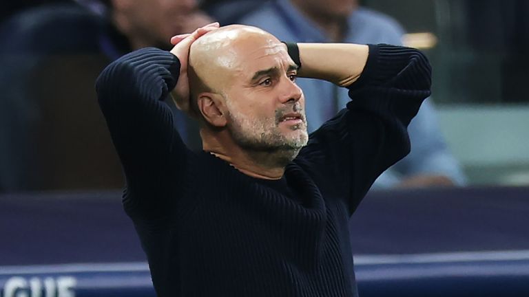 Man City manager Pep Guardiola
