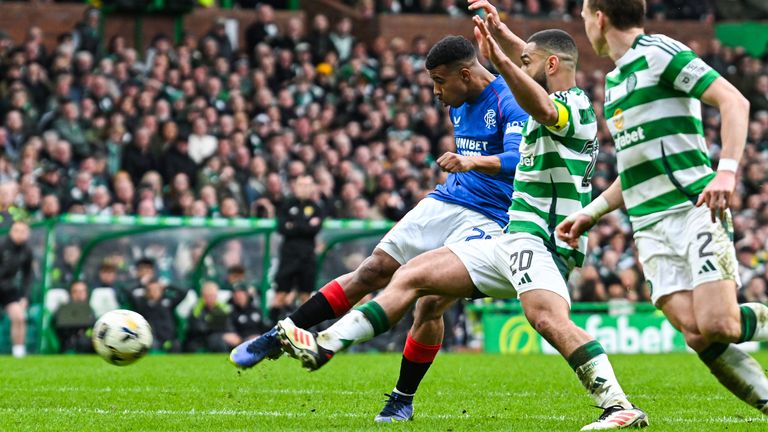 Hamza Igamane scores a late second-half winner for Rangers