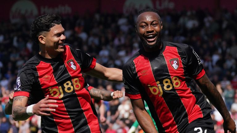 Antoine Semenyo fired Bournemouth ahead