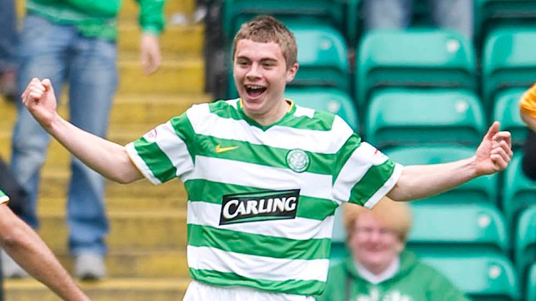 Forrest scored on his Celtic debut against Motherwell