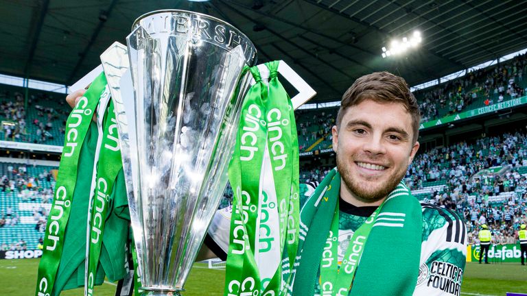 James Forrest has won 12 league titles with Celtic