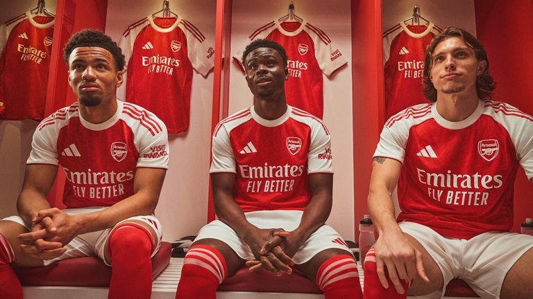 Adidas and Arsenal launch the 2025/26 home kit (credit: adidas)