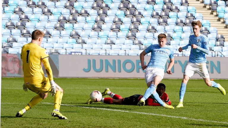 Liam Delap had a strong relationship with Cole Palmer at Man City youth level