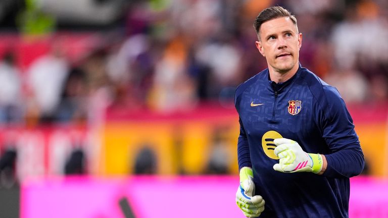 Marc-Andre Ter Stegen has not played for Barcelona since injuring his knee seven months ago